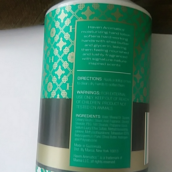 haven aromatics Other Haven Aromatic Rosemary Mint Pump Hand Lotion 2 F Poshmark